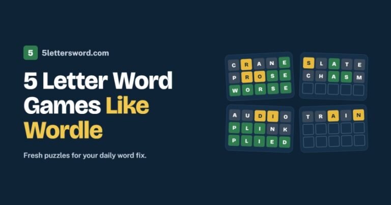 Games Like Wordle