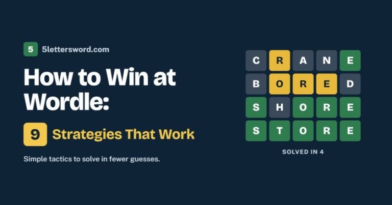 How to Win at Wordle