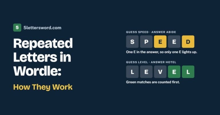 wordle repeated letters